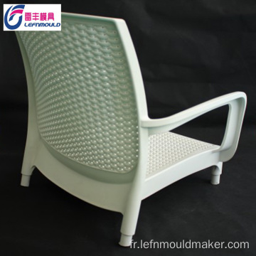 moule d&#39;injection de chaise en rotin de bras de conception personnalisée